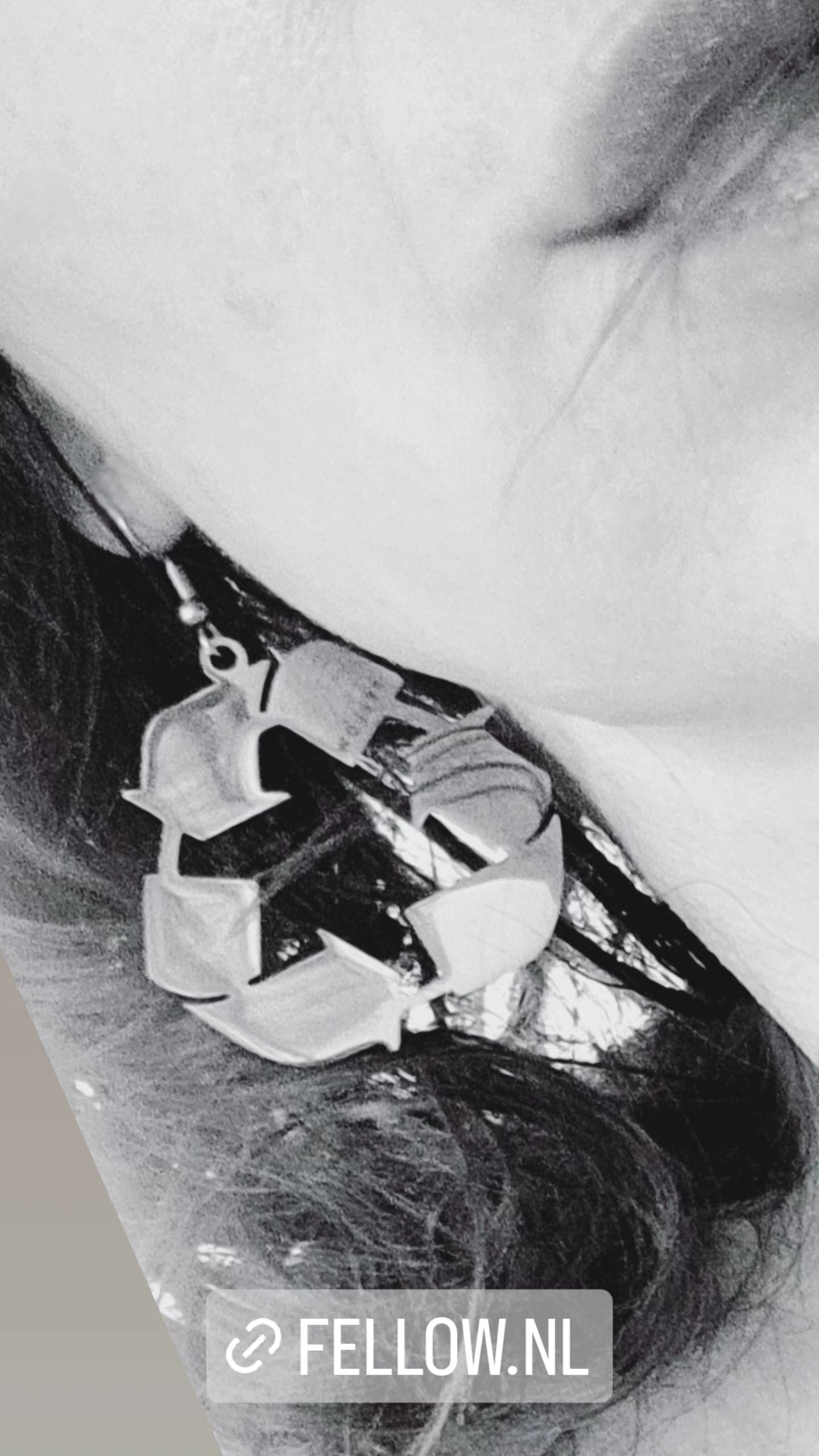 Recycle oorbellen goudkl