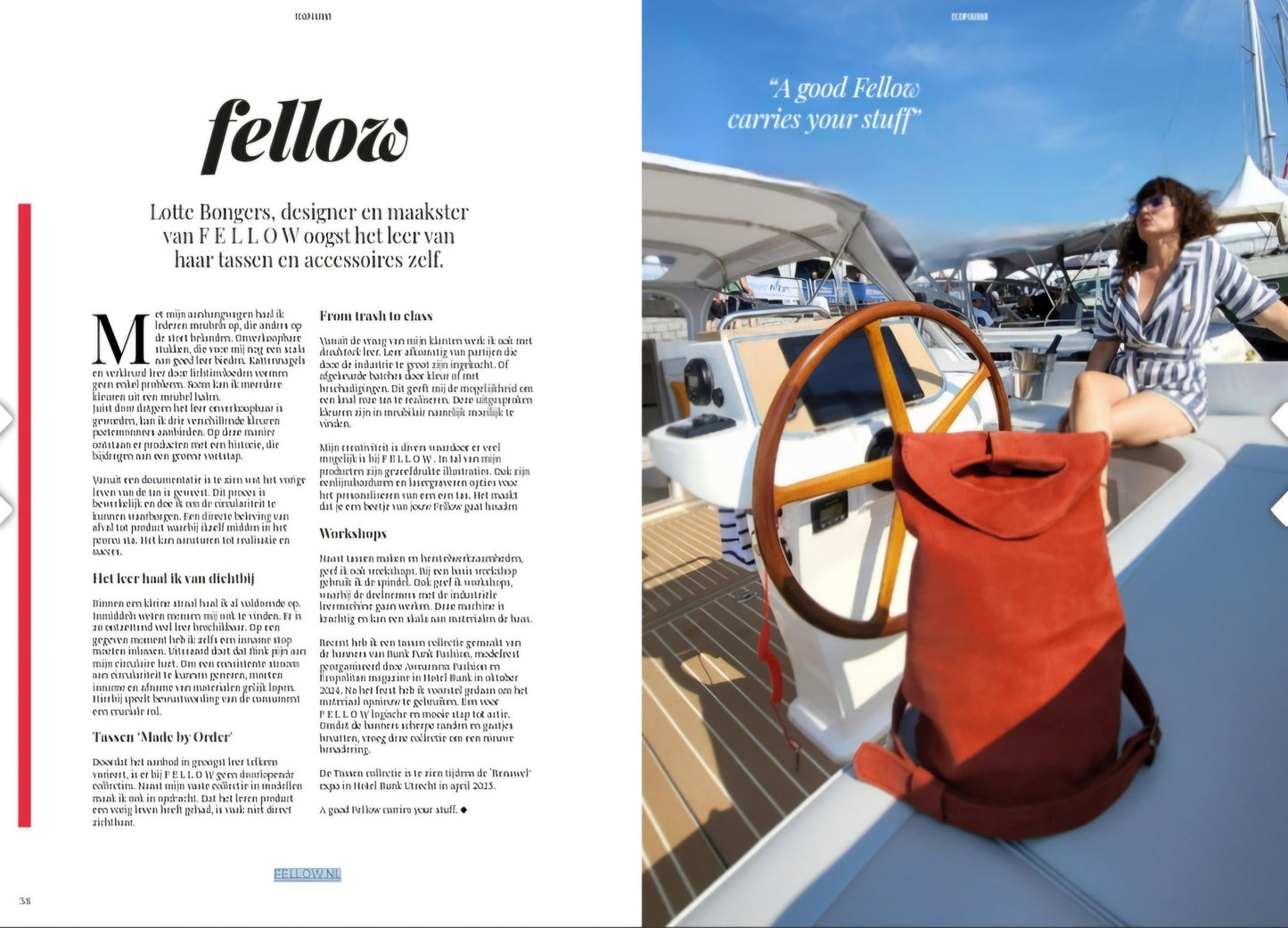 FENDER | schoudertas rood