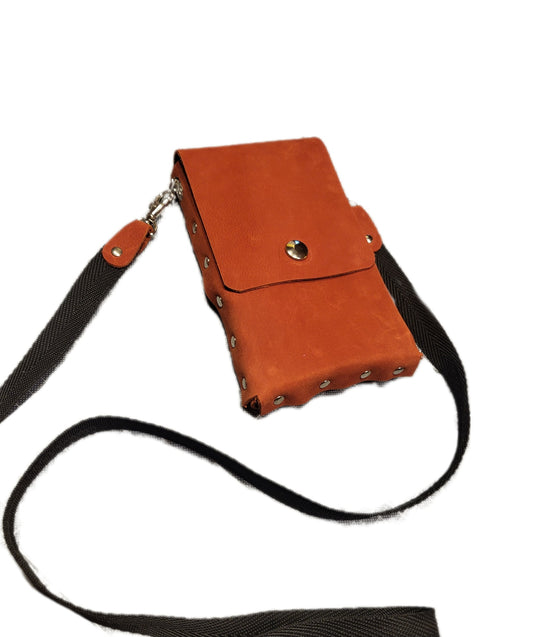 Workshop telefoontasje leer
