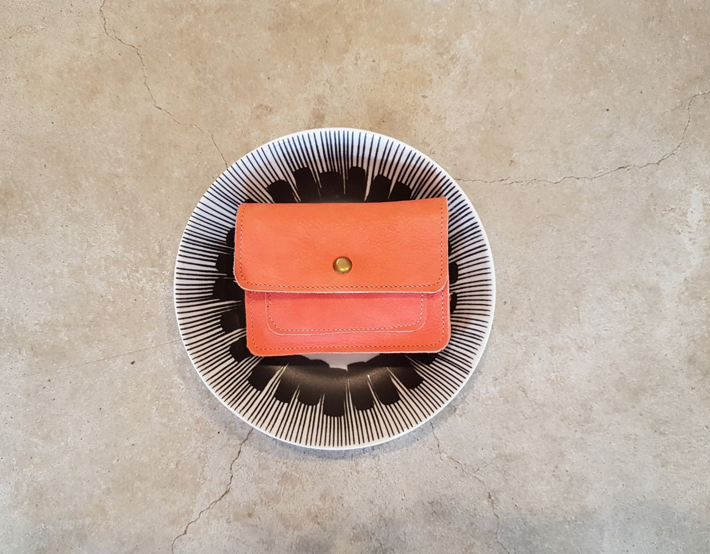 SKYLINE zalm roze leer