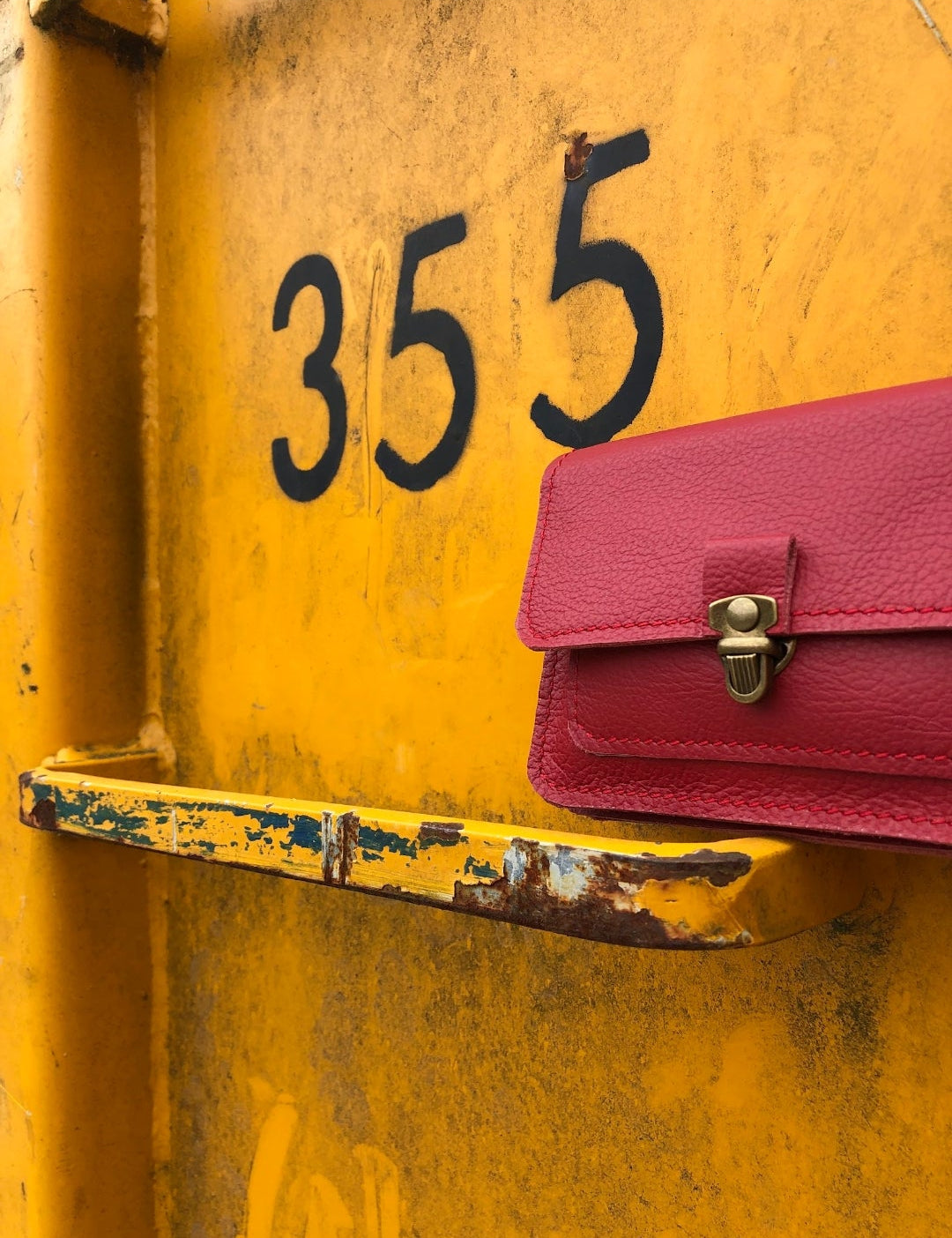 TICTUC | portemonnee rood leer