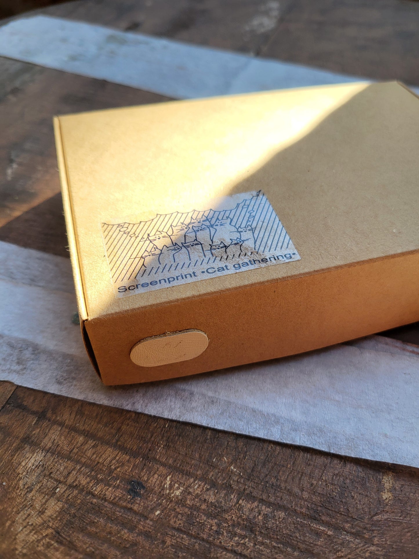 GATHERING | portemonnee wit leer