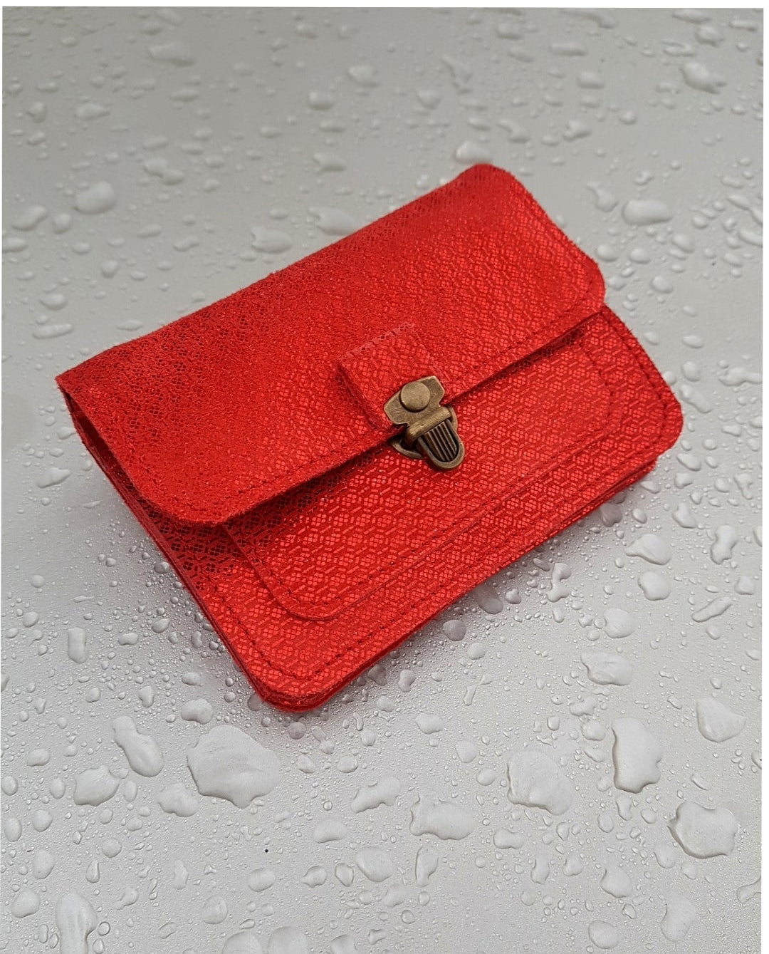 TICTUC | portemonnee rood leer