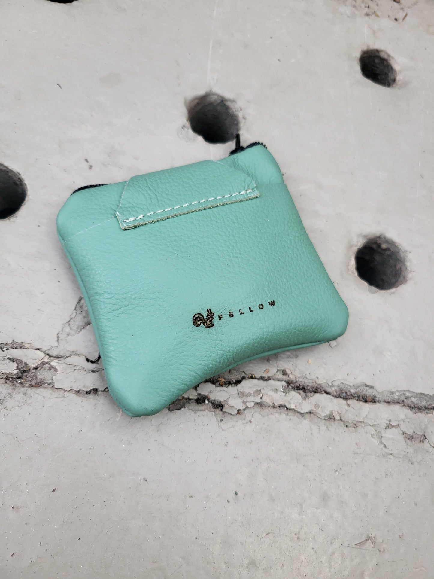 Wallet GEORGE mint leer