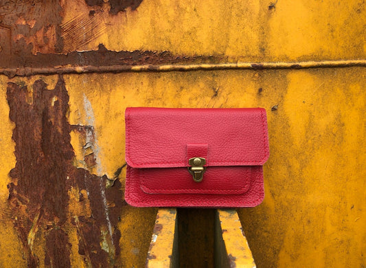 TICTUC | portemonnee rood leer