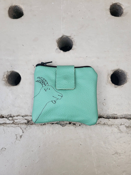 Wallet GEORGE mint leer