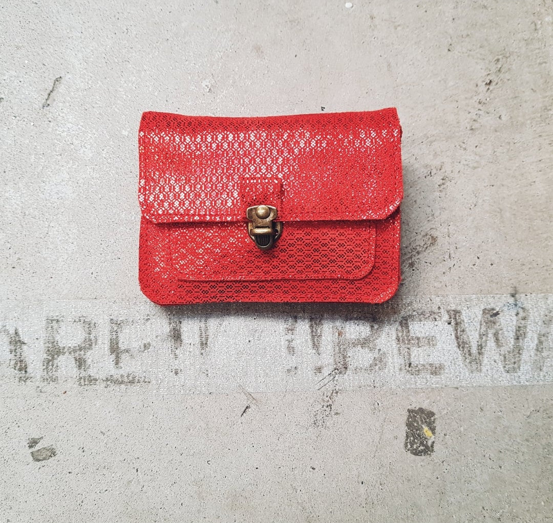 TICTUC | portemonnee rood leer