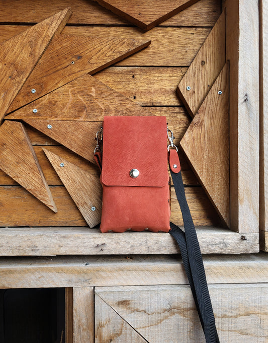 Workshop telefoontasje leer