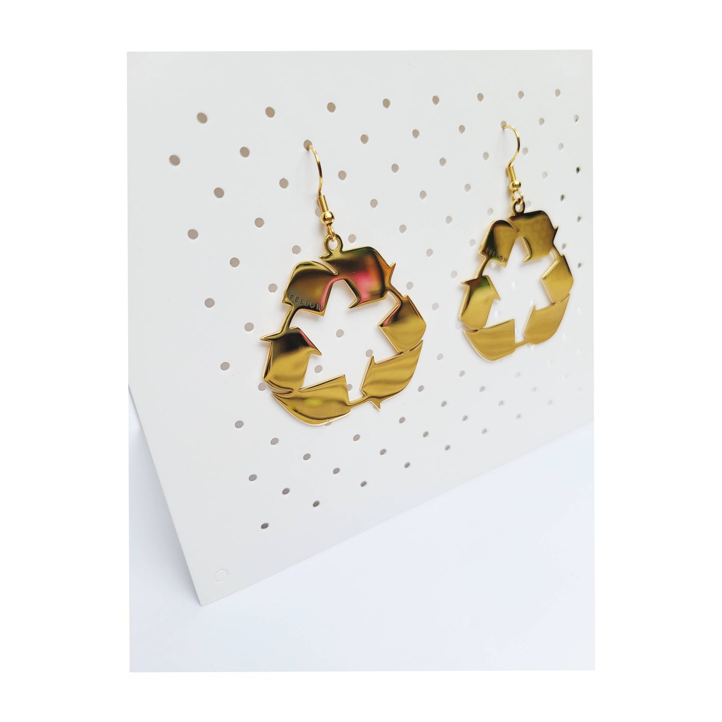 Recycle oorbellen goudkl