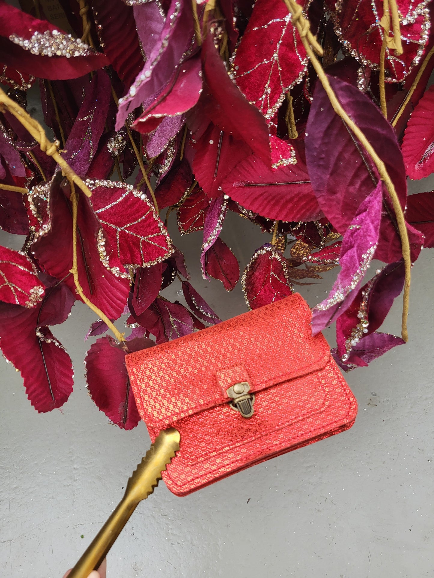 TICTUC | portemonnee rood leer