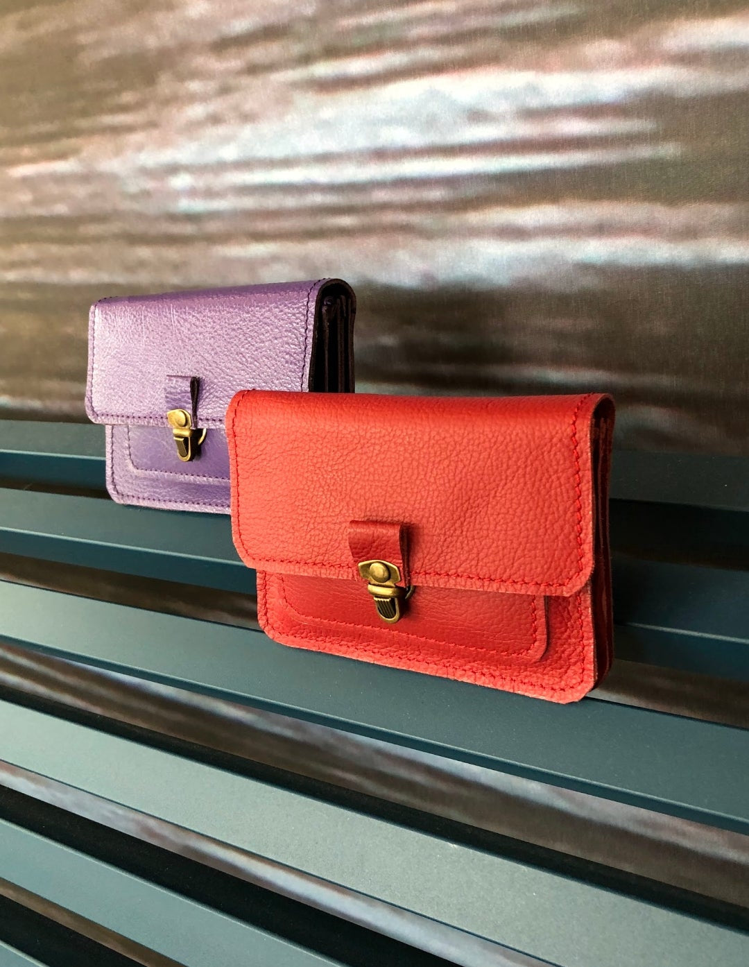 TICTUC | portemonnee rood leer