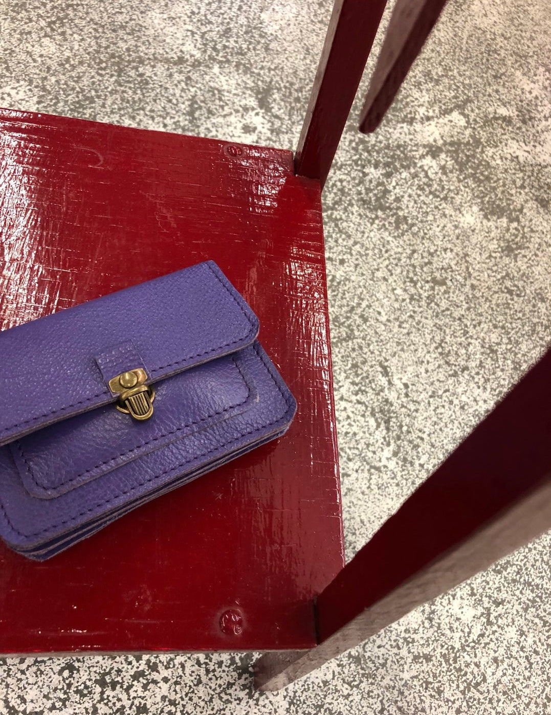 TICTUC | portemonnee paars leer